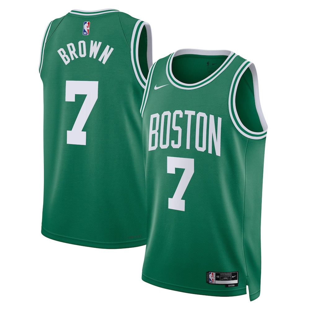 Boston Celtics Icon Edition Swingman Jersey Kelly Green Jaylen Brown Unisex | RTJ13154 - image 1