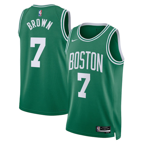 Boston Celtics Icon Edition Swingman Jersey Kelly Green Jaylen Brown Unisex | RTJ13154 - image 1
