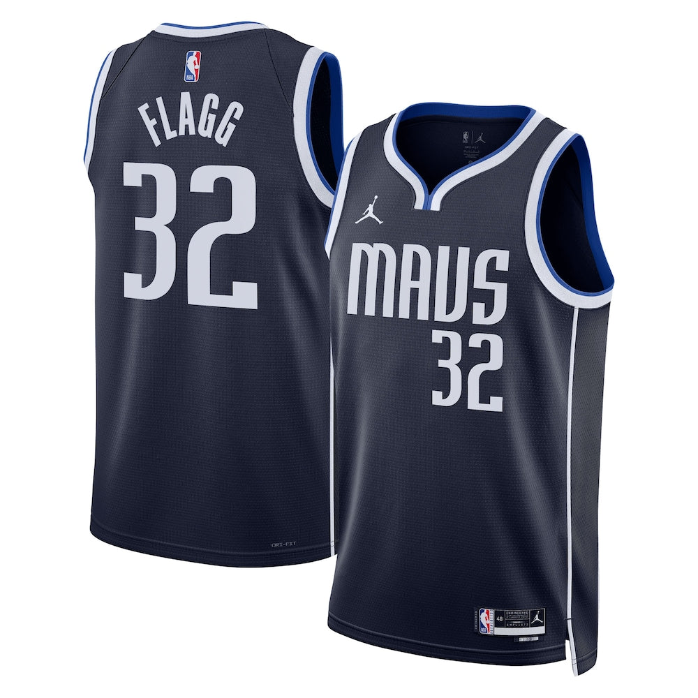 Dallas Mavericks Jordan Brand Statement Edition Swingman Jersey Nba 2025 First Round Draft Pick Navy Cooper Flagg Unisex | RTJ13114 - image 1