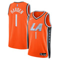 La Clippers 202526 City Edition Swingman Jersey Orange James Harden Unisex | RTJ13110 - image 1