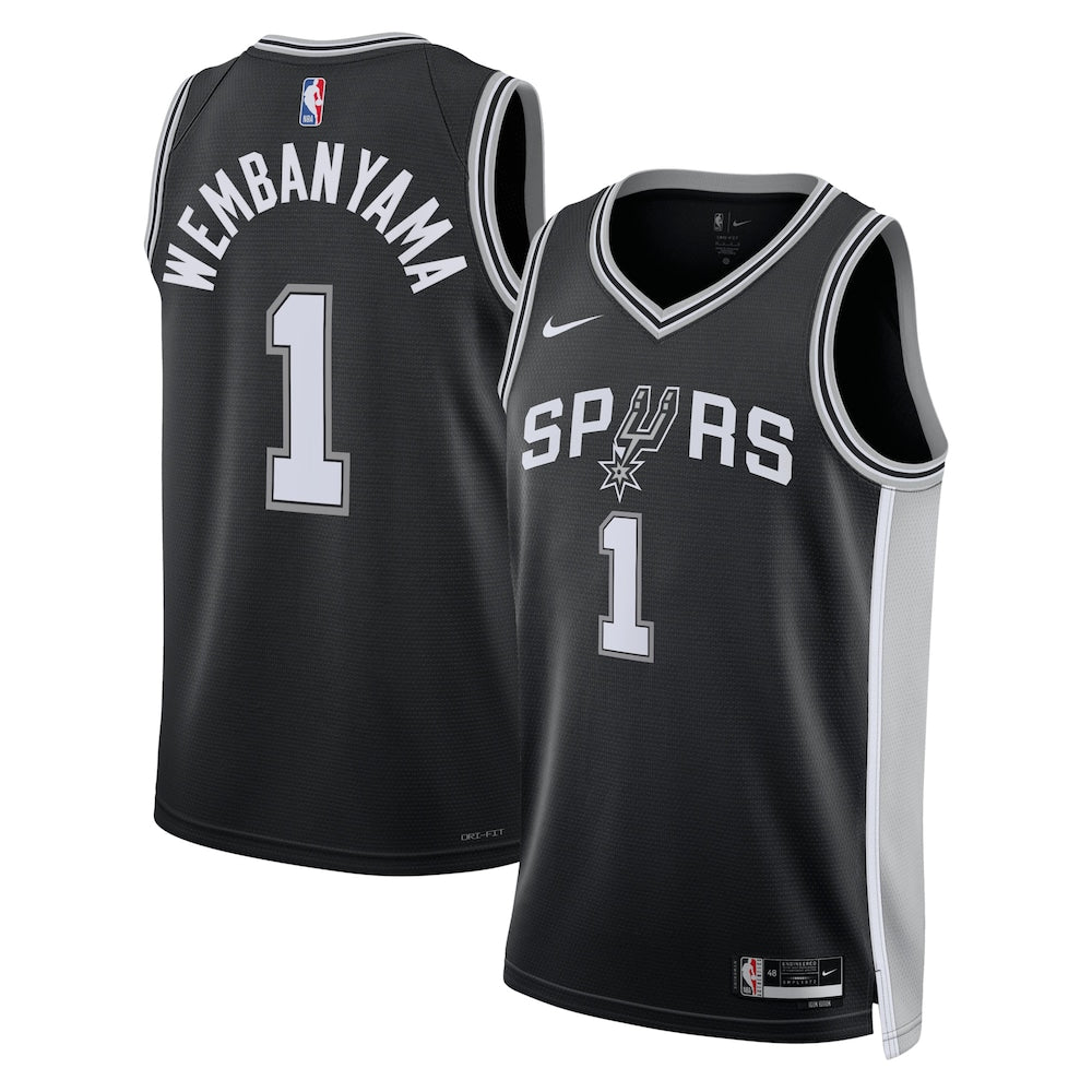 San Antonio Spurs Icon Swingman Jersey Victor Wembanyama Mens | RTJ13125 - image 1