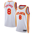 Atlanta Hawks Association Edition Swingman Jersey White Kristaps Porzngiis Unisex | RTJ13119 - image 1
