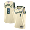 Milwaukee Bucks 202526 City Edition Swingman Jersey Cream Bobby Portis Unisex | RTJ13116 - image 1