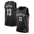 Brooklyn Nets 202526 City Edition Swingman Jersey Black Tyrese Martin Unisex | RTJ13098 - image 1