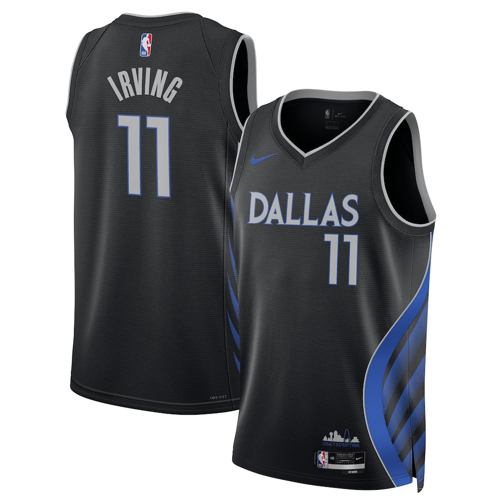 Dallas Mavericks 202526 City Edition Swingman Jersey Black Kyrie Irving Unisex | RTJ13091 - image 1