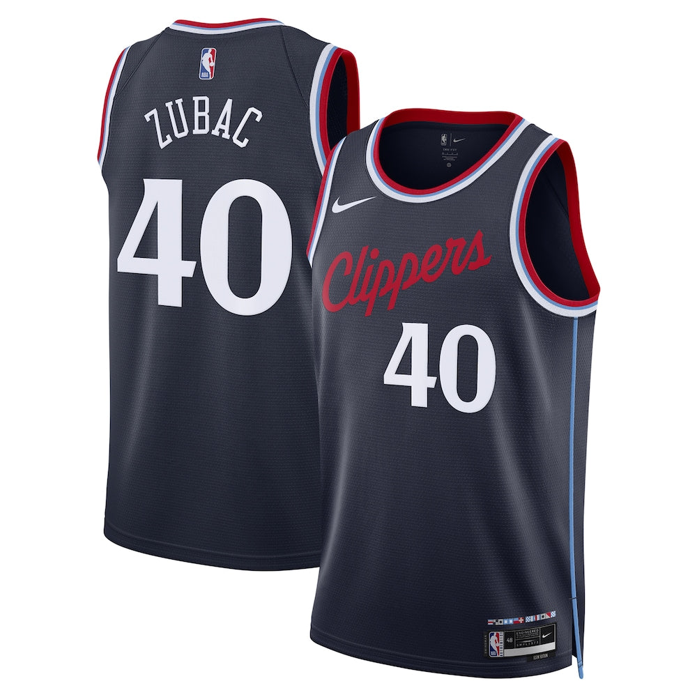 La Clippers Icon Edition Swingman Jersey Black Ivica Zubac Unisex | RTJ13081 - image 1