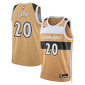 Washington Wizards 202526 City Edition Swingman Jersey Tan Alex Sarr Unisex | RTJ13079 - image 1