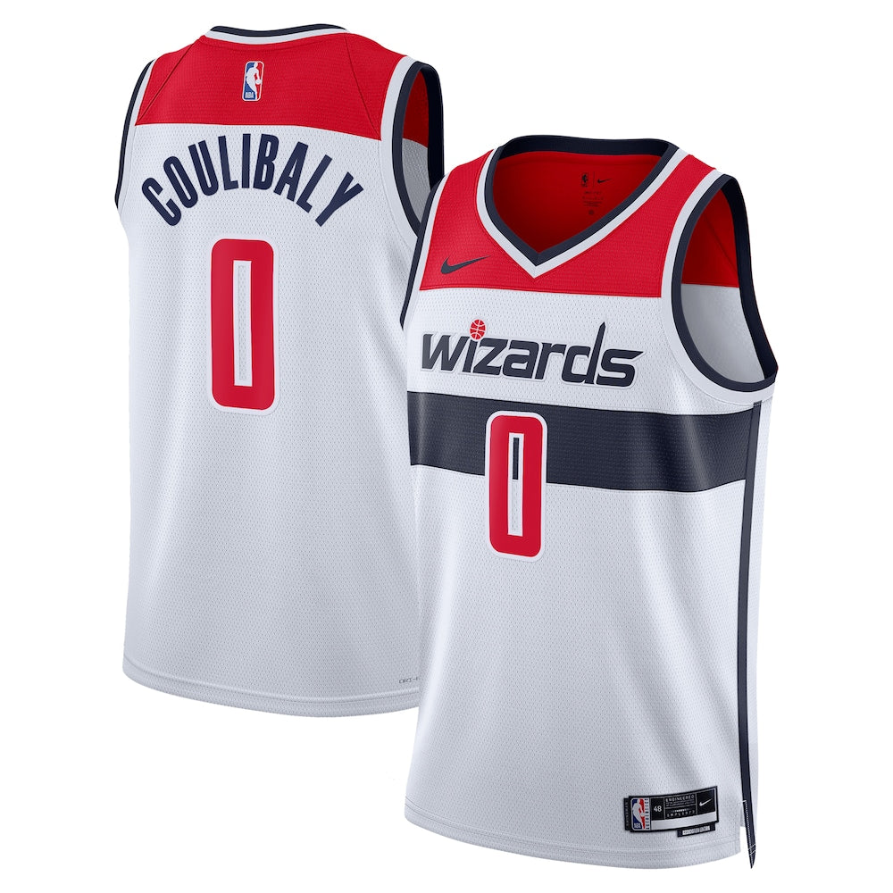 Washington Wizards Association Edition Swingman Jersey White Bilal Coulibaly Unisex | RTJ13075 - image 1