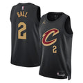 Cleveland Cavaliers Jordan Brand Statement Edition Swingman Jersey Black Lonza Ball Unisex | RTJ13073 - image 1