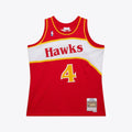 Atlanta Hawks Swingman Jersey Road Spud Webb 1986 87 | RTJ13063 - image 1