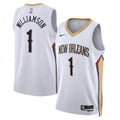New Orleans Pelicans Association Edition Swingman Jersey White Zion Williamson Unisex | RTJ13061 - image 1