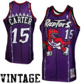 Vince Carter Toronto Raptors 1998 1999 Throwback Jersey Purple | RTJ13059 - image 1