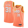 Cleveland Cavaliers 202526 City Edition Swingman Jersey Orange Jarrett Allen Unisex | RTJ13057 - image 1