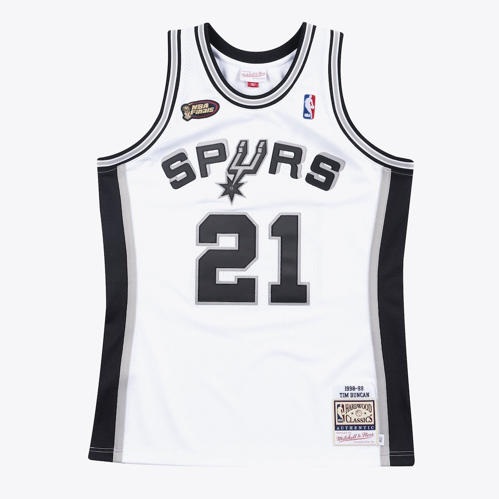 San Antonio Spurs Jersey Home Finals Tim Duncan 1998 99 | RTJ13054 - image 1