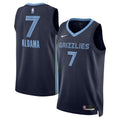 Memphis Grizzlies Icon Edition Swingman Jersey Navy Santi Aldama Unisex | RTJ13045 - image 1