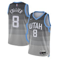 Utah Jazz 202526 City Edition Swingman Jersey Gray Isaiah Collier Unisex | RTJ13018 - image 1
