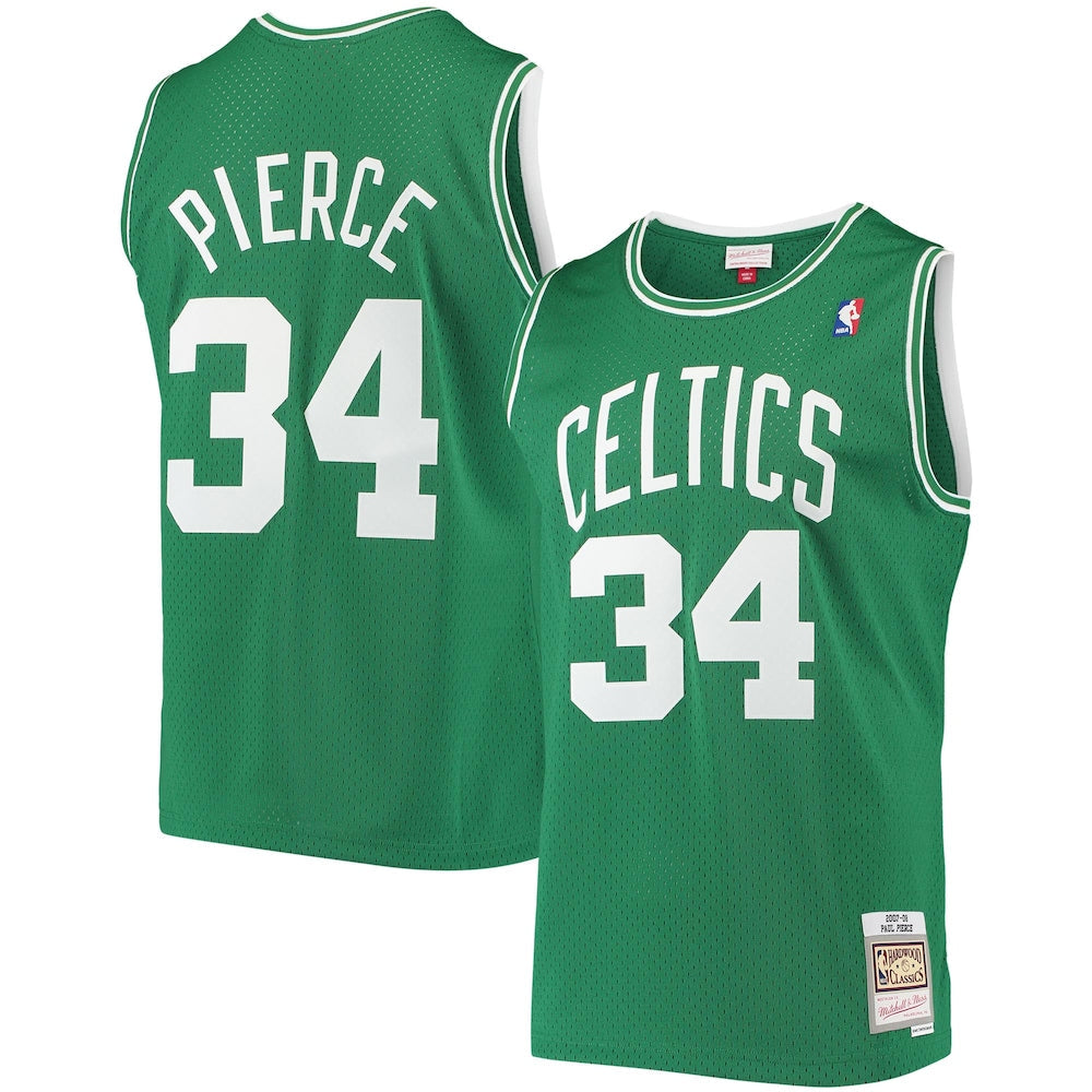 Mens Paul Pierce Kelly Green Boston Celtics 2007 08 Hardwood Classics Swingman Jersey | RTJ13005 - image 1