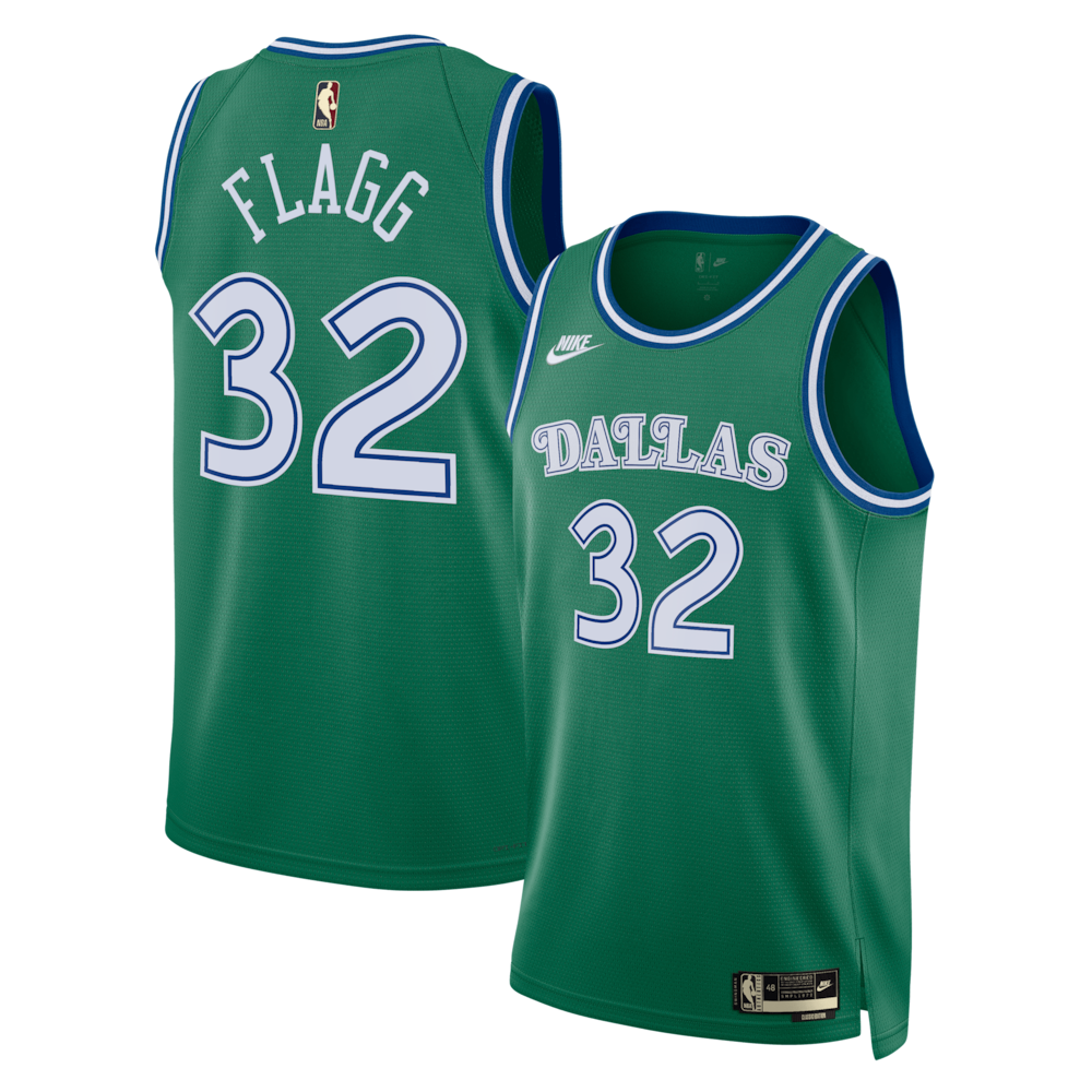 Dallas Mavericks Classic Edition Jersey Green Cooper Flagg Unisex | Stitched Jersey RTJS 12138 - image 1