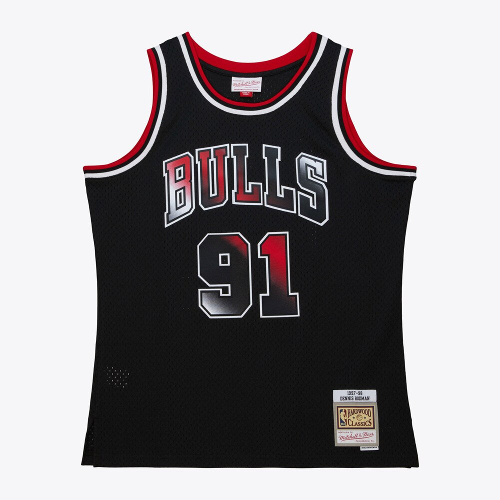 Chicago Bulls Big Face 70 Swingman Jersey Dennis Rodman 1997 | Stitched Jersey RTJS 12081 - image 1
