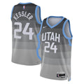 Utah Jazz 2025-26 City Edition Swingman Jersey Gray Walker Kessler Unisex | Stitched Jersey RTJS 12069 - image 1