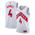 Toronto Raptors Association Edition Swingman Jersey White Scottie Barnes Unisex | Stitched Jersey RTJS 12074 - image 1