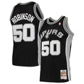 David Robinson Black San Antonio Spurs Hardwood Classics 1998 99 Swingman Jersey | Stitched Jersey RTJS 12042 - image 1