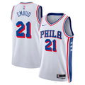 Philadelphia 76Ers Association Edition Swingman Jersey White Joel Embiid Unisex | Stitched Jersey RTJS 12037 - image 1
