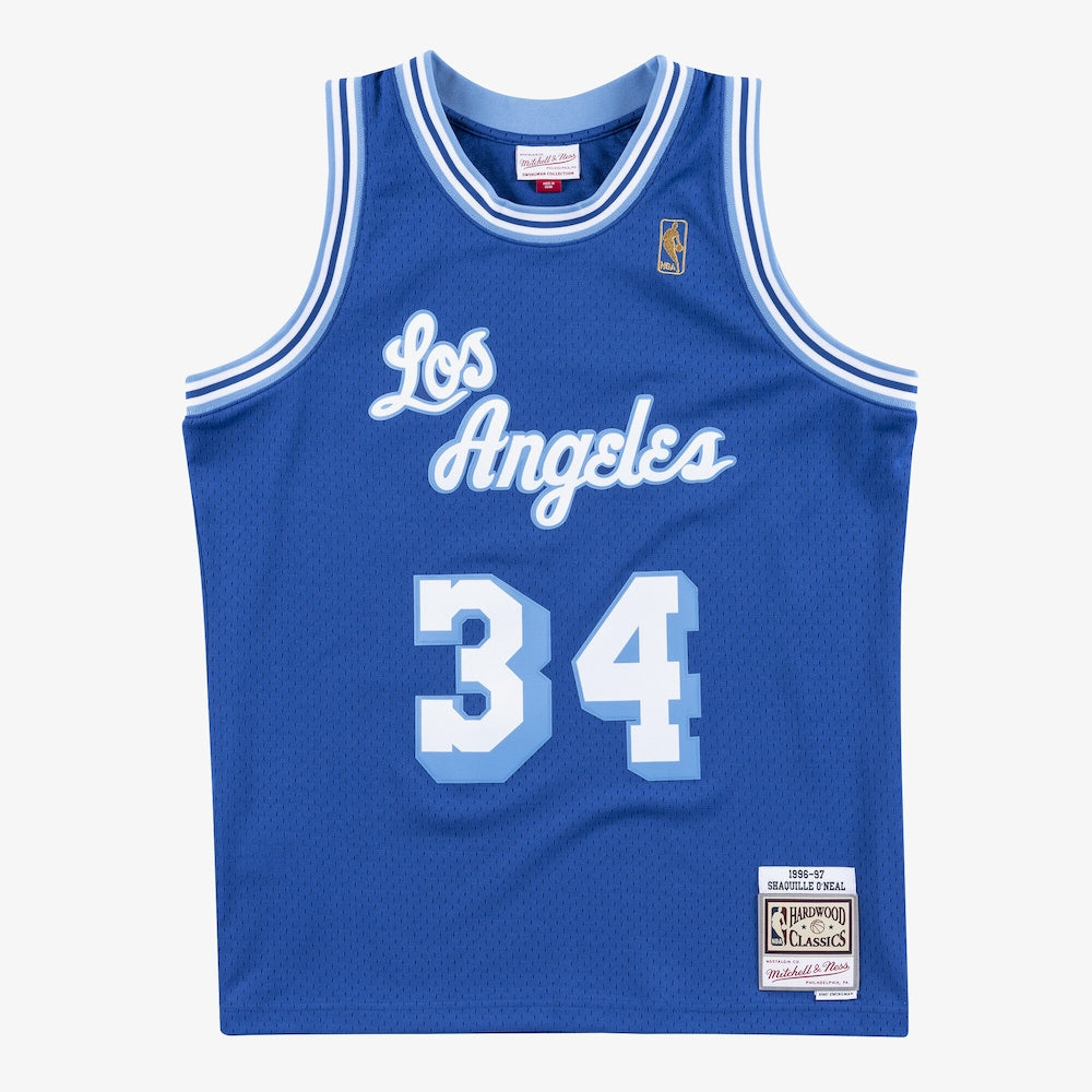 Los Angeles Lakers Swingman Jersey Alternate Shaquille Oneal 1996 97 | Stitched Jersey RTJS 12036 - image 1