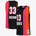 Miami Heat Nba Alonzo Mourning Hardwood Classics Road Jersey By Mens | Stitched Jersey RTJS 12031 - image 1