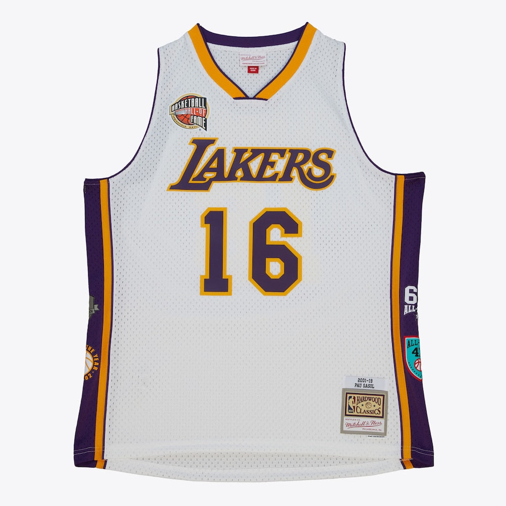 Los Angeles Lakers Hof Swingman Jersey Pau Gasol 1 | Stitched Jersey RTJS 11997 - image 1