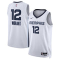 Memphis Grizzlies Association Edition Swingman Jersey White Ja Morant Unisex | Stitched Jersey RTJS 11988 - image 1