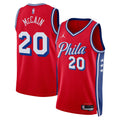 Philadelphia 76Ers Jordan Brand Statement Edition Swingman Jersey Red Jared Mccain Unisex | Stitched Jersey RTJS 11987 - image 1