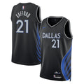 Dallas Mavericks 2025-26 City Edition Swingman Jersey Black Daniel Gafford Unisex | Stitched Jersey RTJS 11982 - image 1