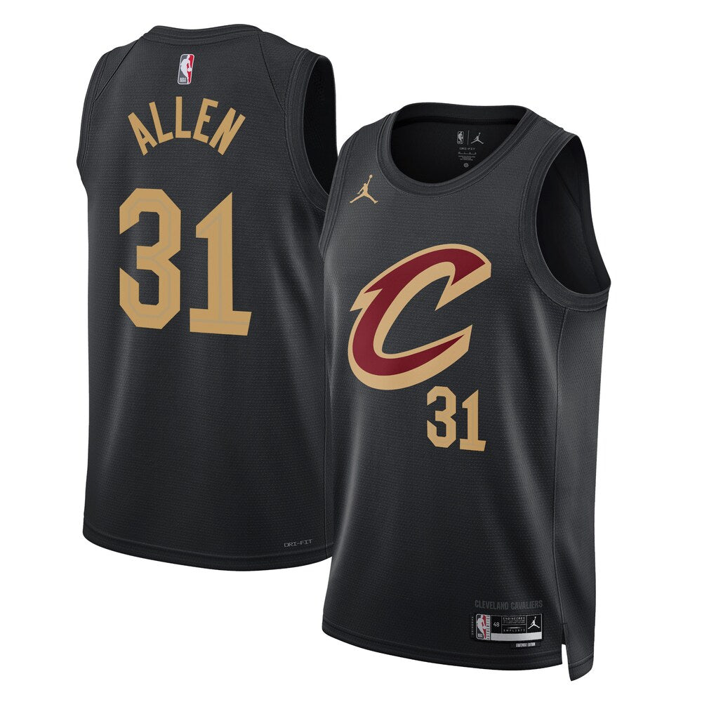 Cleveland Cavaliers Jordan Statement Edition Swingman Jersey Black Jarrett Allen Unisex | Stitched Jersey RTJS 11978 - image 1