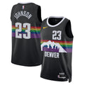 Denver Nuggets 2025-26 City Edition Swingman Jersey Black Cameron Johnson Unisex | Stitched Jersey RTJS 11970 - image 1