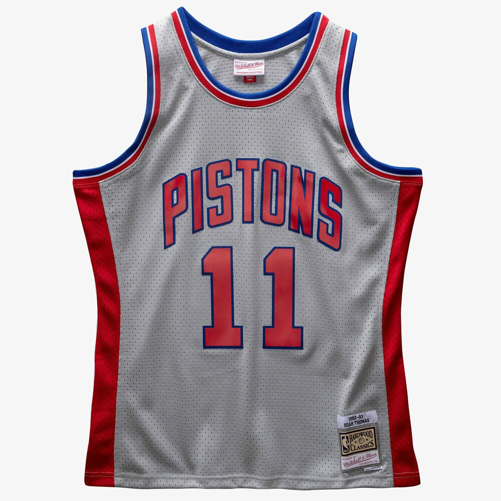 Detroit Pistons Swingman Jersey Isiah Thomas 1982 | Stitched Jersey RTJS 11924 - image 1