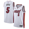 Miami Heat Association Edition Swingman Jersey White Nikola Jovi Unisex | Stitched Jersey RTJS 11915 - image 1