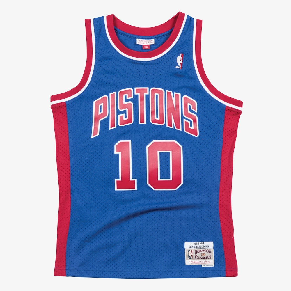 Detroit Pistons Swingman Jersey Road Dennis Rodman 1988 89 | Stitched Jersey RTJS 11886 - image 1