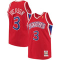 Allen Iverson Red Philadelphia 76Ers Hardwood Classics Jersey | Stitched Jersey RTJS 11884 - image 1