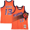 Steve Nash Orange Phoenix Suns 1996 97 Hardwood Classics Reload 20 Swingman Jersey | Stitched Jersey RTJS 11883 - image 1