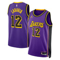 Los Angeles Lakers Jordan Brand Statement Edition Swingman Jersey Purple Jake Laravia Unisex | Stitched Jersey RTJS 11859 - image 1