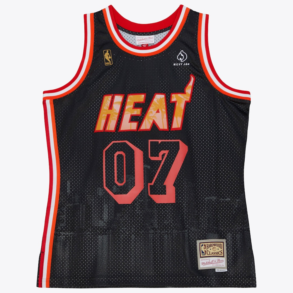 Miami Heat Mn X Nicky Jam Swingman Jersey | Stitched Jersey RTJS 11836 - image 1