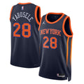 New York Knicks Jordan Brand Statement Edition Swingman Jersey Navy Guerschon Yabusele Unisex | Stitched Jersey RTJS 11828 - image 1
