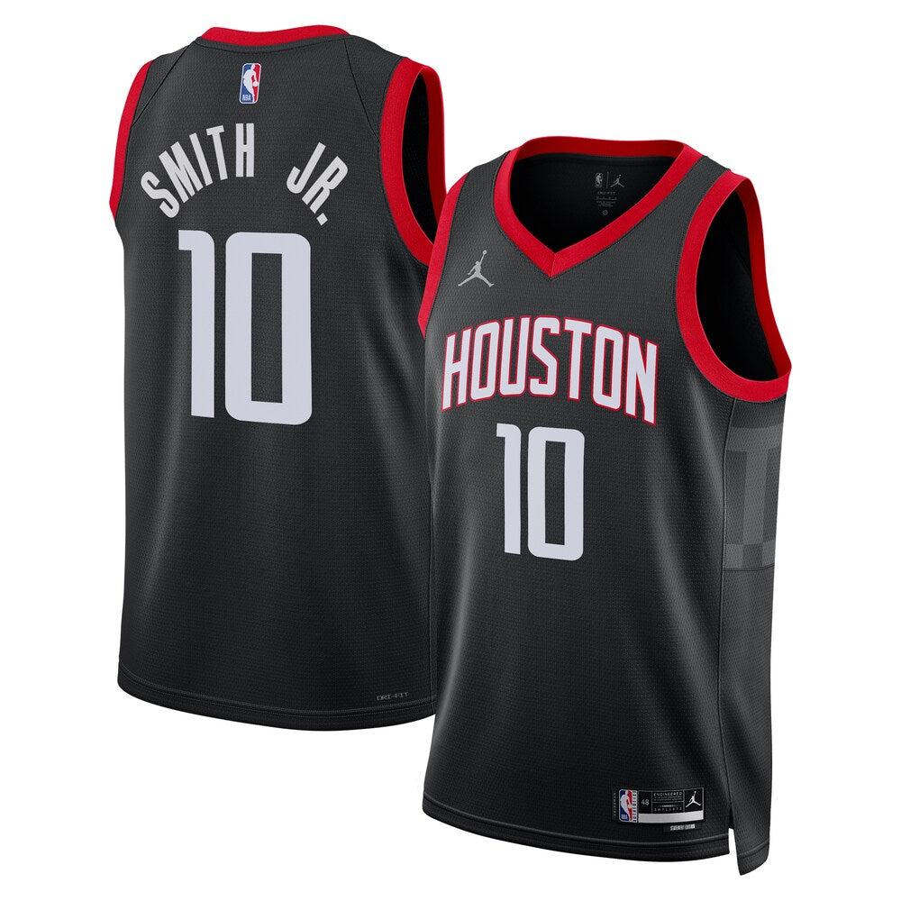 Houston Rockets Jordan Statement Edition Swingman Jersey Black Jabari Smith Jr Unisex | Stitched Jersey RTJS 11827 - image 1