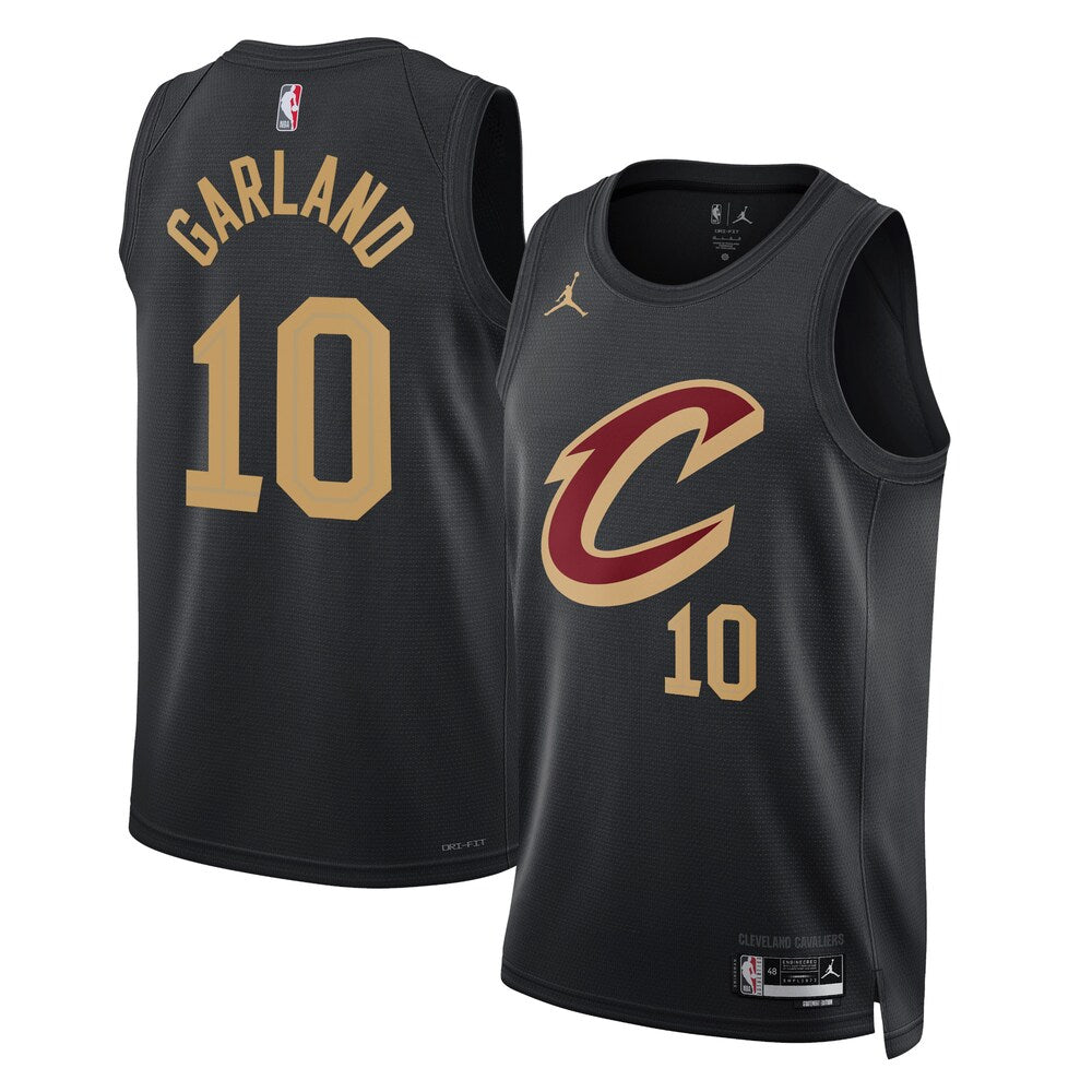 Cleveland Cavaliers Jordan Statement Edition Swingman Jersey Black Darius Garland Unisex | Stitched Jersey RTJS 11824 - image 1