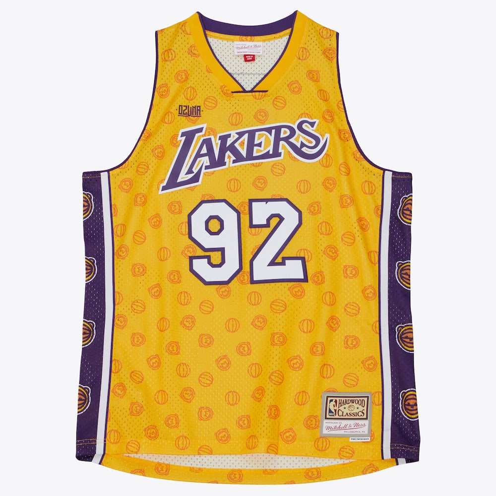 Los Angeles Lakers X Ozuna Swingman Jersey | Stitched Jersey RTJS 11817 - image 1