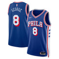 Philadelphia 76Ers Icon Edition Swingman Jersey Royal Paul George Unisex | Stitched Jersey RTJS 11792 - image 1