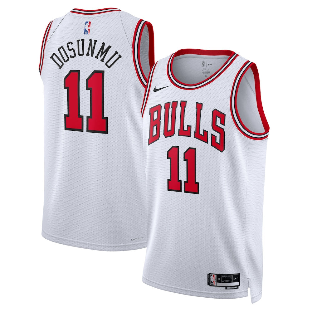 Chicago Bulls Association Edition Swingman Jersey White Ayo Dosunmu Unisex | Stitched Jersey RTJS 11787 - image 1