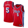 Philadelphia 76Ers Jordan Brand Statement Edition Swingman Jersey Red Quentin Grimes Unisex | Stitched Jersey RTJS 11771 - image 1