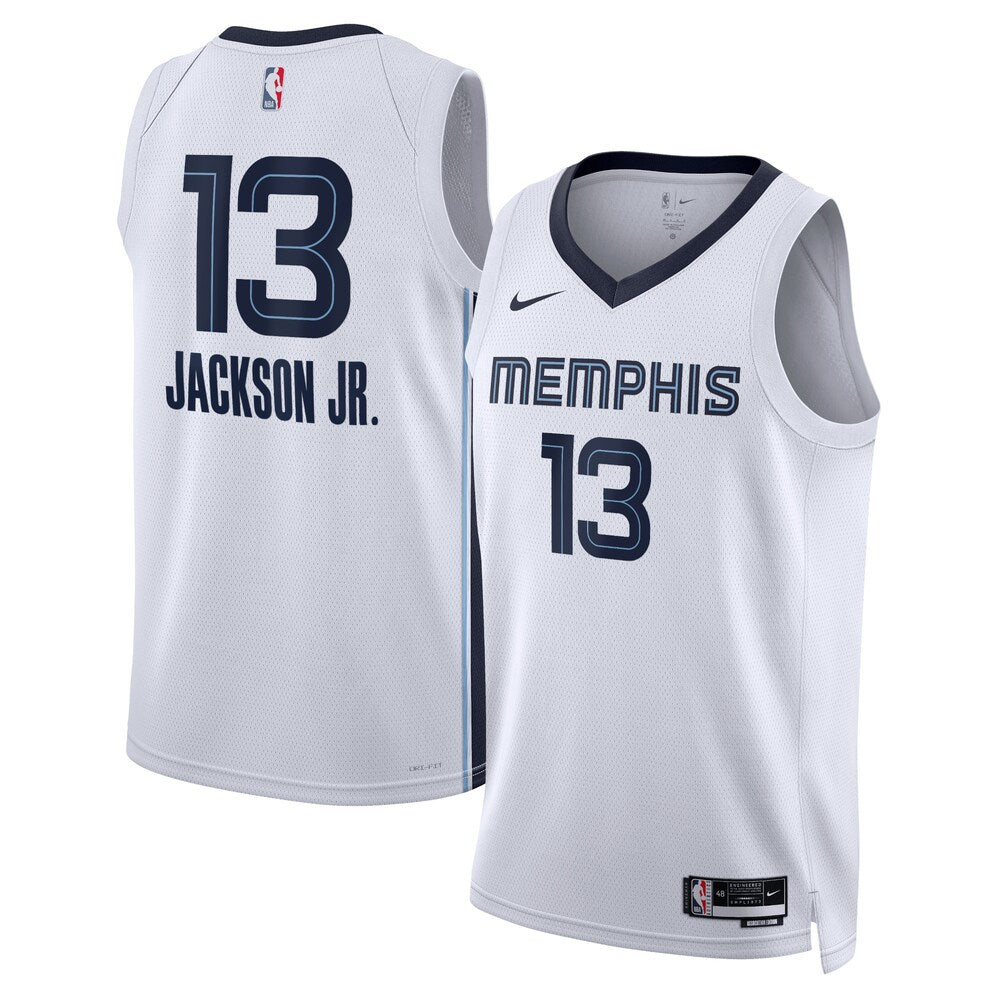 Memphis Grizzlies Association Edition Swingman Jersey White Jaren Jackson Jr Unisex | Stitched Jersey RTJS 11770 - image 1